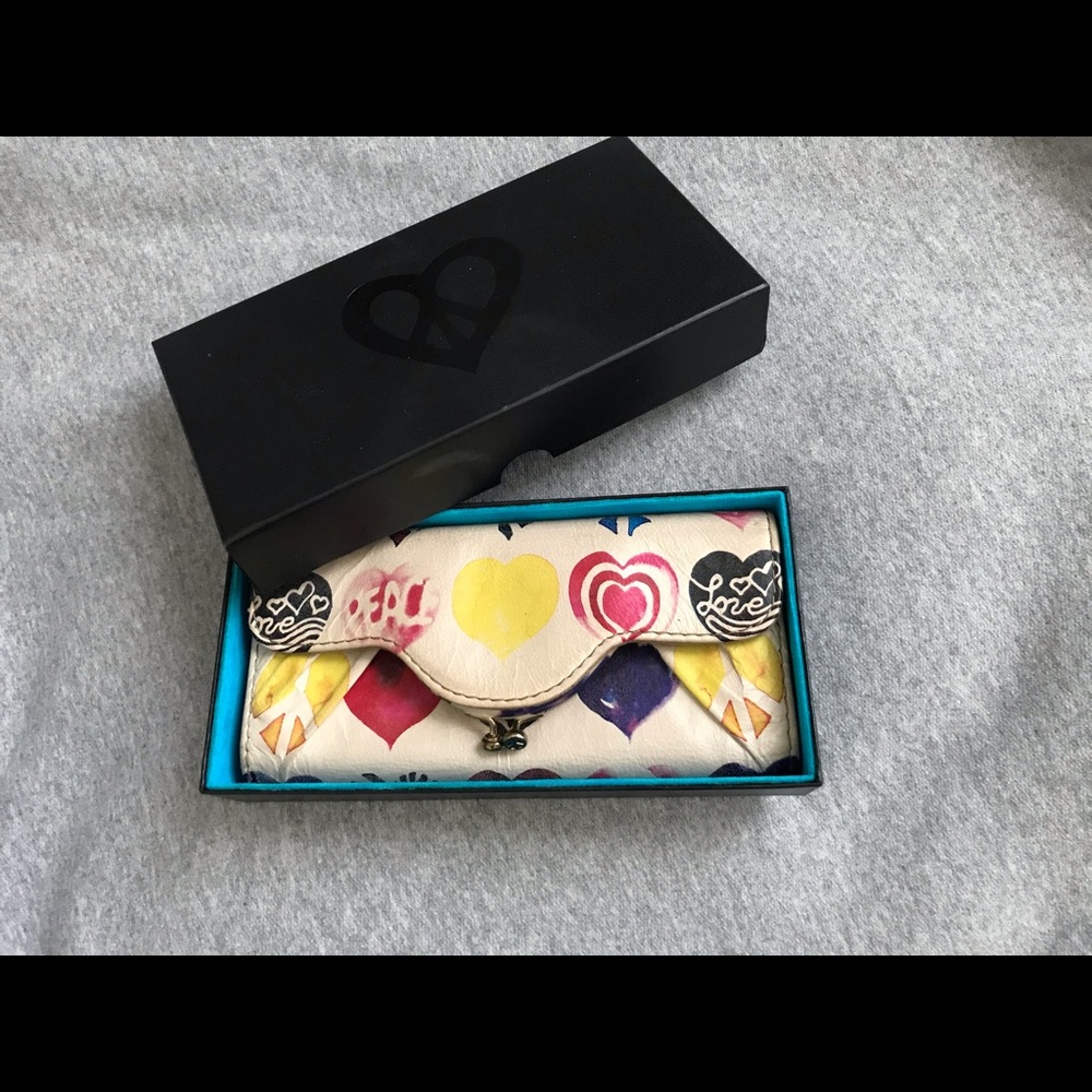 Lucky brand love and peace wallet. NWOT